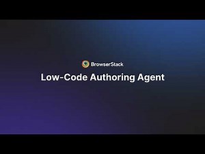 Low Code Authoring Agent | AI Generated Tests