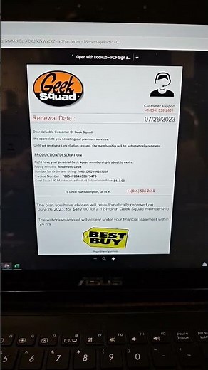 Scam Best Buy Geek Squad.