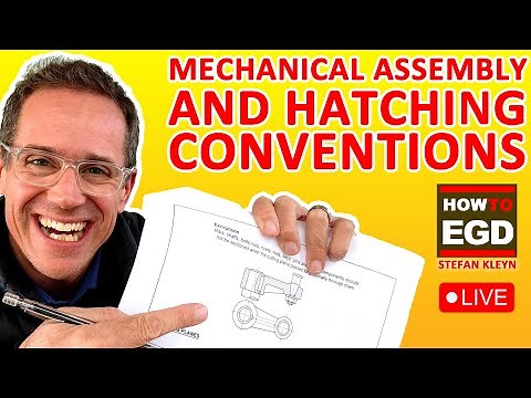 Mechanical Assembly and Hatching Conventions