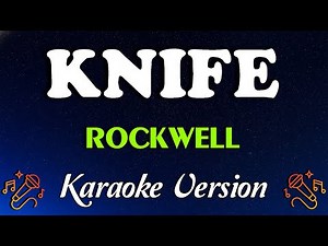 Knife – Rockwell (Karaoke Version) | Emotional 80s Soul Pop Ballad 🎤💔