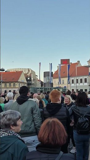 Halid Beslic' s songs on Ante Starcevic Square as memories in Osijek