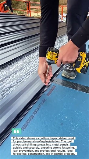 How Pros Install Metal Roofing Screws Perfectly