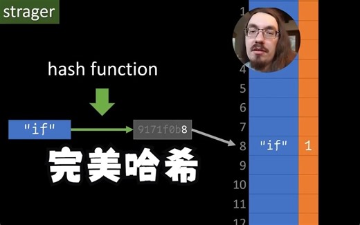 比C++和Rust还快的完美哈希表Faster than Rust and C++_ the PERFECT hash table