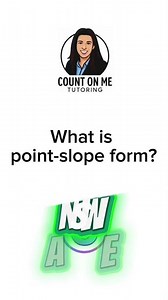 SAT Math Formula Check: Point-Slope Form