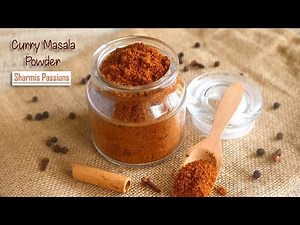 Curry masala powder recipe | Indian homemade curry masala powder