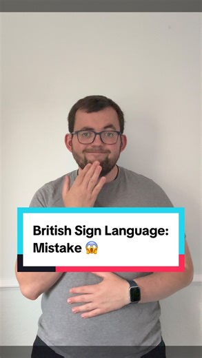 3.4K views · 727 reactions | Today’s British Sign Language sign? ✨ Today’s sign is: #Mistake # ! Curious to learn more? I share a new BSL sign every day – perfect for beginners, learners, and sign lovers!  P.S. I’m from the South of the UK, so some signs might be regional! Let’s celebrate language and inclusion together  #BritishSignLanguage | The Deaf Chef | Facebook