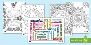 Kindness Colouring Posters