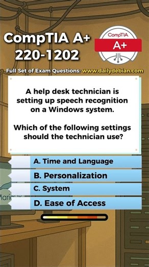 CompTIA A+ (220-1202) Exam-Style Practice Question 2026