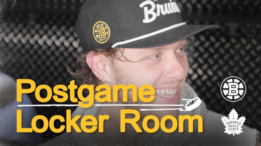 Locker Room Raw: Pastrnak, Geekie, Zadorov, H. Lindholm | Boston Bruins