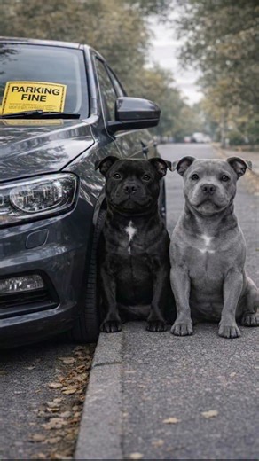Molly keeps getting compliments on her driving but we think she might be delusional 🤣🤷‍♂️🐶🐶 #gooddriver #fypシ゚viralシ #fypシ゚ #MollyAndStanley #comedy | Staffy Lover