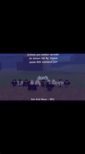 Entre no Melhor Servidor de RP de Demon Fall