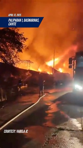1.2M views · 8.7K reactions | Sunog, sumiklab sa isang industrial area malapit sa Brgy. Paliparan Uno sa Dasmariñas, Cavite ngayong madaling araw, April 13. Ayon sa Bureau of Fire Protection, nakataas na sa 3rd alarm ang nasabing sunog. | via Bea Pinlac/GMA Integrated News, Olan Bola/Super Radyo DZBB Courtesy: Varela JC | GMA News | Facebook