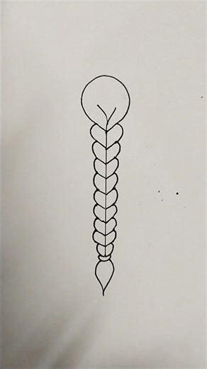 Long hair drawing easy #drawings #art #trendingreels #viral