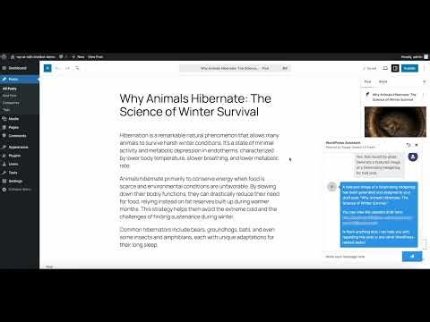 WordPress PHP AI Client SDK Chatbot Demo