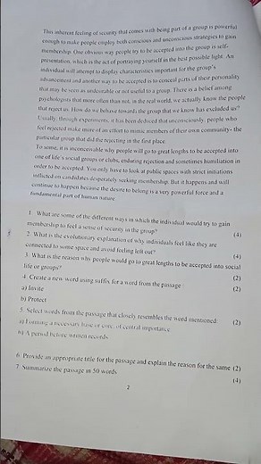 communication skills question paper .B.A , 2nd semester