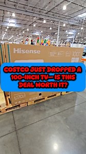 1.1M views · 5.7K reactions | Costco just dropped a 100-inch TV. Is this deal worth it??? @costco #costcotv #costconew #costcofinds #costcowonders @hisense_usa | Costco Wonders | Facebook