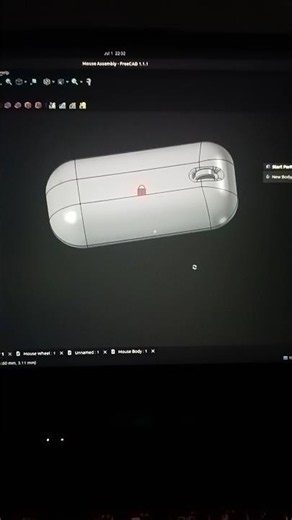 Designed a Computer Mouse in FreeCAD 🖱️⚙️ | CAD Modelling & Assembly #FreeCAD #CAD #3DModeling
