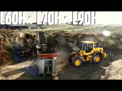 Volvo L60H, L70H, L90H wheel loaders promotional video