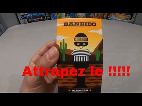 BANDIDO - Comment jouer une Partie avec règle du jeu en vidéo et partie solo