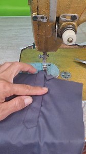 Cara mudah menjahit placket atau simet meuting untuk belahan manset lengan kemeja 😊 #tutorialmenjahit #swing #fashion #kemeja | Martimun