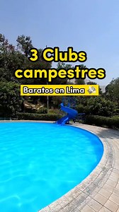 3 Clubs campestres baratos en Lima 👙🌳 Aqui te paso el dato de 3 clubs campestres que me han parecido buenisimos 👌 no solo por sus extensas areas verdes 🌿 sino por los demas servicios que ofrecen, asi que aqui te va la lista 👍 🌳 1. Los arrayanes 🗺️ Dirección: carrerera central km. 41 - Ricardo Palma ⏰ Horarios: todos los dias de 9 am - 6 pm 💵 Entrada: ▫️S/. 20 soles adultos ▫️S/. 10 soles niños ⛺ Costo de campamento: ▫️S/. 30 soles (adultos) ▫️S/. 15 soles (niños) 🌳 2. Las gambusinas 🗺️