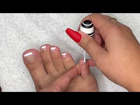 Watch Me Do My Pedicure | At Home Pedicure | DIY Pedicure | Toes Frenchtips