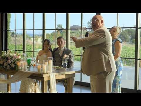 Father of the Bride Gives a Heartfelt & Funny Wedding Speech