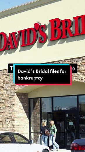 David's Bridal filed for bankruptcy on Monday just days after announcing plans to reduce its corporate workforce nationwide later this year. #davidsbridal #weddingtiktok #bride #economy