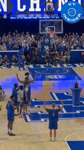 Collin Chandler’s final dunk received perfect tens across the board, thanks to the dime from Kentucky legend John Wall! #BBN | KY Insider