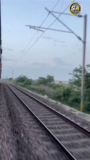 Indian railways train horn entry #train #shorts #trending
