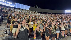 We love being part of the Boiler Gold Rush pep rally! Enjoy “Hail Purdue” performed by all 500 candidates of the Purdue “All-American” Marching Band!🚂🙌🏽✨ #BoilerUp | Purdue Bands & Orchestras