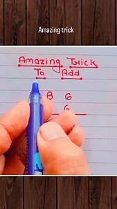 Amazing trick for addition #reelsinstagram #reelsvedio #mathstrick | ankit_rock9