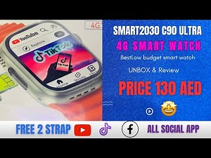 SMART2030 C90 ULTRA SIM SMART WATCH 4G 📶