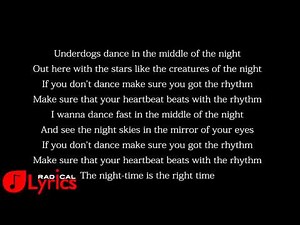 Rihanna - Dancing In The Dark LYRICS