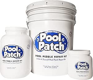 Pool Patch Pool Pebble Repair Kit, 10-Pound, French Gray Mini
