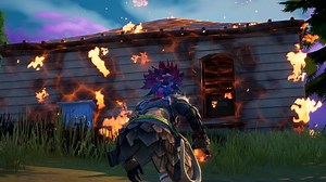 Fortnite Week 4 Challenge: Set structures on fire