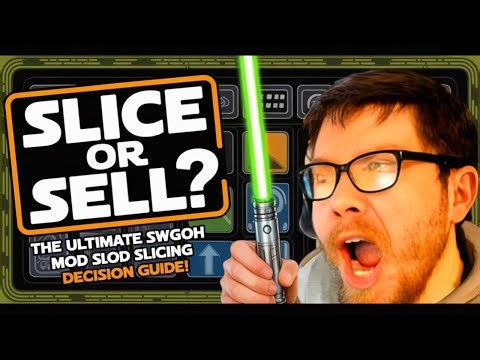 Slice or Sell? The Ultimate SWGOH Mod Slicing Decision Guide!