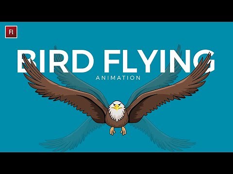 How to Animate Bird Flying | Bird Flying Animation Adobe Flash | Time Lapse | by Rahul Baidya