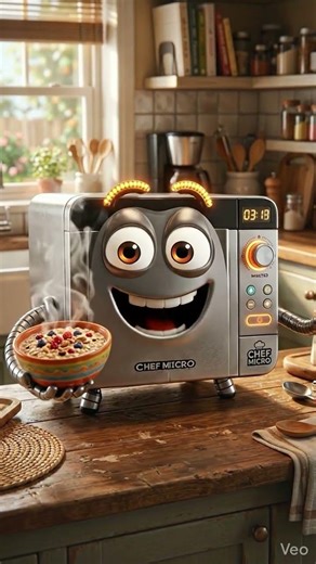 Microwave Magic ⚡ | Heating in Minutes #facts #factverse #talkingobject #aianimation