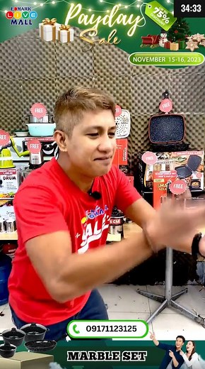 Unli happiness at savings sa Edmark Smart Marble Cookware Set! 🍳✨ Swipe up now para sa chance mo na makakuha ng mura at maraming freebies! 🎁🔥 #SmartCooking #EdmarkDeals #SulitSaEdmark | Edmark Live Mall