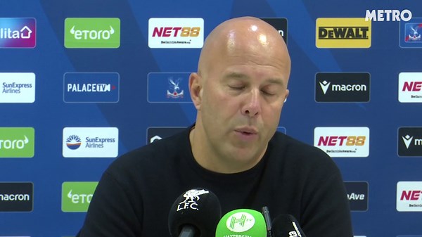 Crystal Palace 2-1 Liverpool: Arne Slot post-match press conference