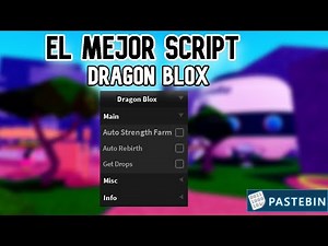 ¡EL MEJOR SCRIPT PARA [dragon blox] PASTEBIN AUTOFARM INDETECTABLE NO BAN PC/MOBIL!