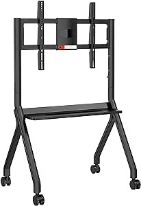 JAV Smart Board Stand with Wheels for Interactive Whiteboard 55-65 Inch, Mobile Stand, Home School Office