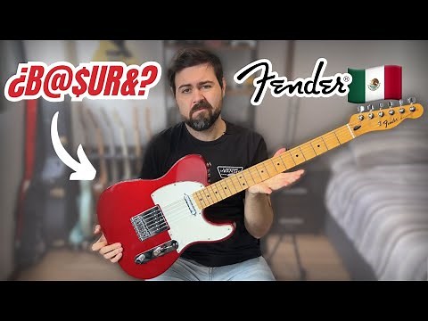 ¿PORQUERÍA O EXCELENTE GUITARRA? Fender Mexicanas | Telecaster 2012 Made in Mexico Review