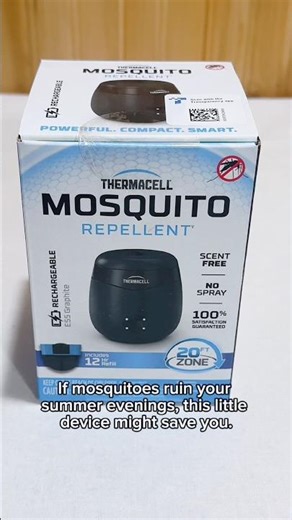 Thermacell E55 | rechargeable mosquito repellent for patios + outdoors.