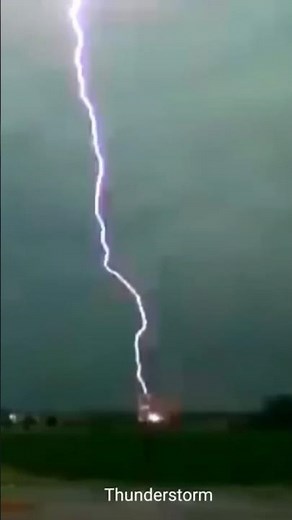 The lightning strike