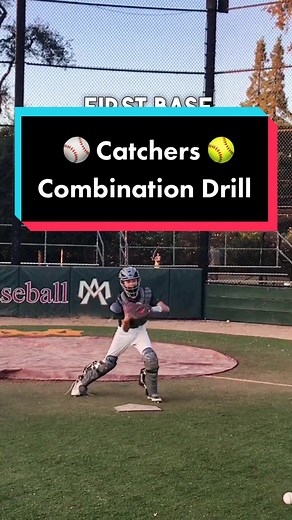 Catcher Combo Drill - Improve Your Catching Skills with This Baseball and Softball Drill