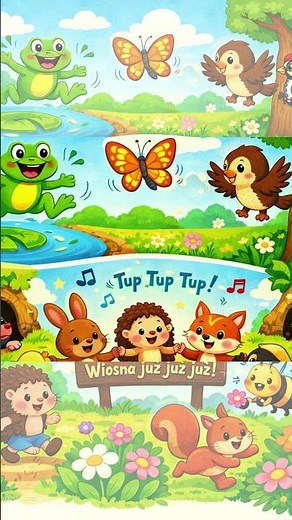 Spring Animals 🐸🌿 Children's Song | Jump, stomp and dance with us!