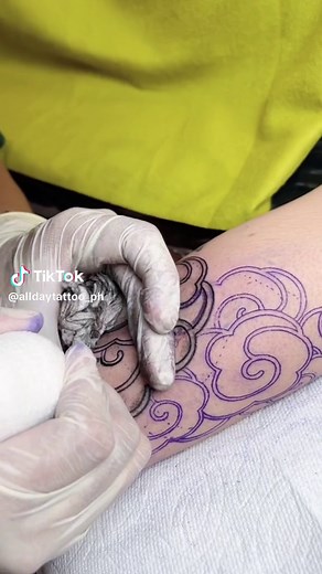 Japanese Cloud Tattoo Custom Piece by Vhaltatts