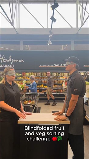 Think you know your fruit and veg? 🥕🍎 We put our team to the test - blindfolds on and chaos guaranteed! | The Herdsman Market